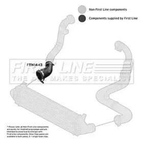 FIRST LINE fth1443 -  Трубка нагнетаемого воздуха